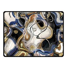 Time Abstract Dali Symbol Warp Fleece Blanket (small) by Nexatart