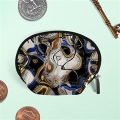 Time Abstract Dali Symbol Warp Accessory Pouches (small)  by Nexatart