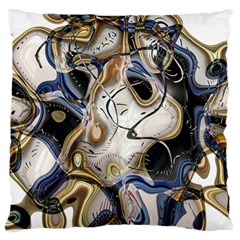 Time Abstract Dali Symbol Warp Standard Flano Cushion Case (one Side) by Nexatart