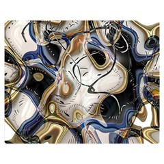 Time Abstract Dali Symbol Warp Double Sided Flano Blanket (medium)  by Nexatart