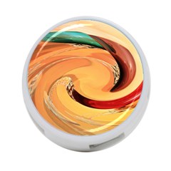 Spiral Abstract Colorful Edited 4-port Usb Hub (two Sides)  by Nexatart