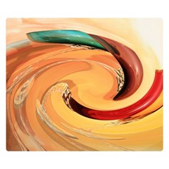 Spiral Abstract Colorful Edited Double Sided Flano Blanket (small)  by Nexatart