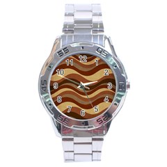 Backgrounds Background Structure Stainless Steel Analogue Watch by Nexatart