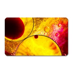 Abstract Water Oil Macro Magnet (rectangular) by Nexatart