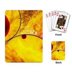 Abstract Water Oil Macro Playing Card by Nexatart