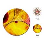 Abstract Water Oil Macro Playing Cards (Round)  Front