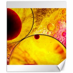 Abstract Water Oil Macro Canvas 8  X 10  by Nexatart