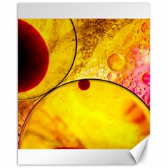 Abstract Water Oil Macro Canvas 16  X 20   by Nexatart