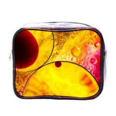 Abstract Water Oil Macro Mini Toiletries Bags by Nexatart