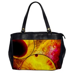 Abstract Water Oil Macro Office Handbags by Nexatart