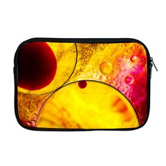 Abstract Water Oil Macro Apple Macbook Pro 17  Zipper Case by Nexatart