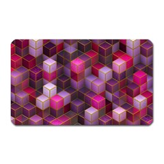 Cube Surface Texture Background Magnet (rectangular) by Nexatart