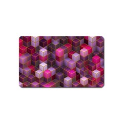 Cube Surface Texture Background Magnet (name Card) by Nexatart