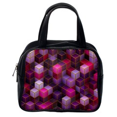 Cube Surface Texture Background Classic Handbags (one Side) by Nexatart