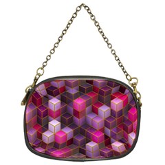 Cube Surface Texture Background Chain Purses (two Sides)  by Nexatart