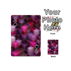 Cube Surface Texture Background Playing Cards 54 (mini) 