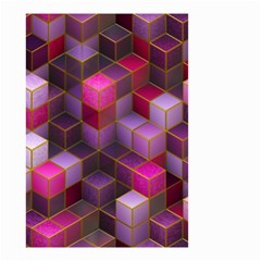 Cube Surface Texture Background Small Garden Flag (two Sides) by Nexatart