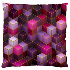 Cube Surface Texture Background Standard Flano Cushion Case (one Side) by Nexatart