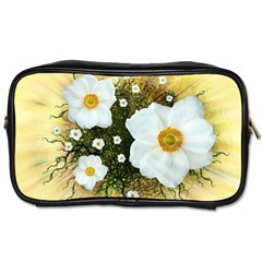 Summer Anemone Sylvestris Toiletries Bags by Nexatart