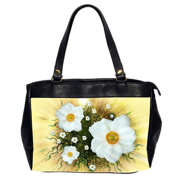 Summer Anemone Sylvestris Office Handbags (2 Sides) 