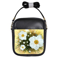 Summer Anemone Sylvestris Girls Sling Bags