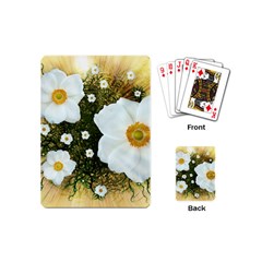 Summer Anemone Sylvestris Playing Cards (mini)  by Nexatart