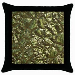 Seamless Repeat Repetitive Throw Pillow Case (black) by Nexatart