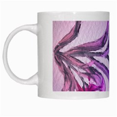 Flowers Flower Purple Flower White Mugs by Nexatart