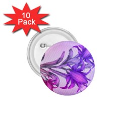 Flowers Flower Purple Flower 1 75  Buttons (10 Pack) by Nexatart