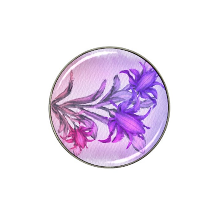 Flowers Flower Purple Flower Hat Clip Ball Marker (4 pack)