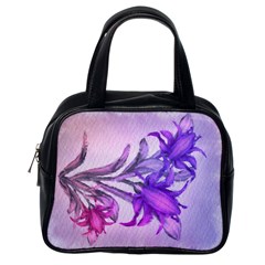 Flowers Flower Purple Flower Classic Handbags (one Side) by Nexatart