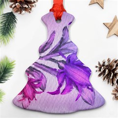 Flowers Flower Purple Flower Ornament (christmas Tree)  by Nexatart