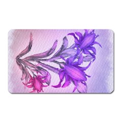 Flowers Flower Purple Flower Magnet (rectangular) by Nexatart