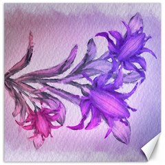 Flowers Flower Purple Flower Canvas 16  X 16   by Nexatart