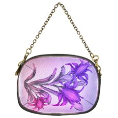 Flowers Flower Purple Flower Chain Purses (one Side)  by Nexatart