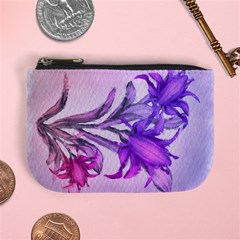 Flowers Flower Purple Flower Mini Coin Purses by Nexatart