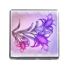 Flowers Flower Purple Flower Memory Card Reader (square) by Nexatart