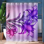 Flowers Flower Purple Flower Shower Curtain 60  x 72  (Medium)  60 x72  Curtain