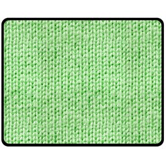 Knittedwoolcolour2 Fleece Blanket (medium)  by snowwhitegirl