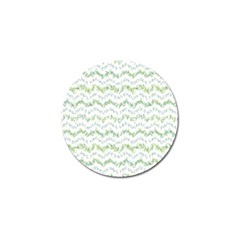 Wavy Linear Seamless Pattern Design  Golf Ball Marker by dflcprints