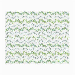 Wavy Linear Seamless Pattern Design  Small Glasses Cloth by dflcprints