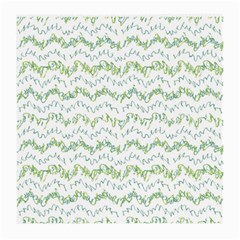 Wavy Linear Seamless Pattern Design  Medium Glasses Cloth (2-side) by dflcprints