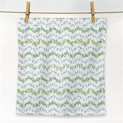 Wavy Linear Seamless Pattern Design  Face Towel by dflcprints