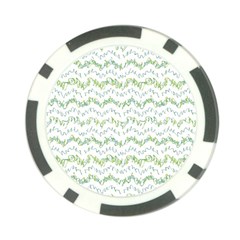 Wavy Linear Seamless Pattern Design  Poker Chip Card Guard (10 Pack) by dflcprints