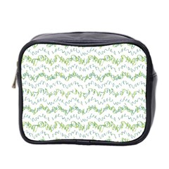 Wavy Linear Seamless Pattern Design  Mini Toiletries Bag 2-side by dflcprints