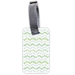 Wavy Linear Seamless Pattern Design  Luggage Tags (two Sides) by dflcprints