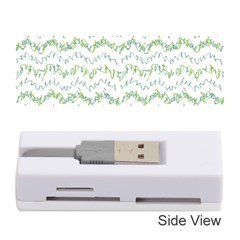 Wavy Linear Seamless Pattern Design  Memory Card Reader (stick) 