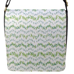 Wavy Linear Seamless Pattern Design  Flap Messenger Bag (s) by dflcprints