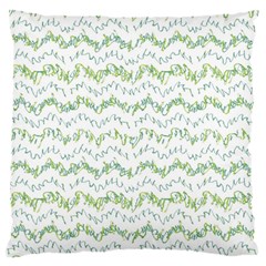 Wavy Linear Seamless Pattern Design  Large Flano Cushion Case (two Sides) by dflcprints