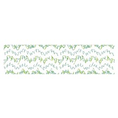 Wavy Linear Seamless Pattern Design  Satin Scarf (oblong) by dflcprints